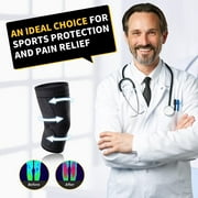 CAMBIVO Knee Brace x2, Compression Knee Sleeve Support for Running, Meniscus Tear, Arthritis, Joint Pain Relief, S-XL