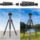 thumbnail image 4 of Cámara Trípode Andoer Andoer 2-en-1 Fotografía Trípode Monopie Soporte Aleación de aluminio 360 ° Rotativo Rotula 200 cm Máx. Altura 5 kg Capacidad de carga con bolsa de transporte para cámaras DS Andoer Trípode, 4 of 7