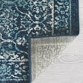 thumbnail image 6 of GlowSol 2' x 3' Moroccan Trellis Area Rug Vintage Floor Mat Low Pile Non-Shedding Rug Floral Rugs for Entryway Front Door Kitchen, Navy Blue, 6 of 7