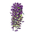 thumbnail image 2 of Planta artificial colgante decorativa hecha a mano con gotas de lágrimas robadas de primavera. Púrpura, 2 of 9