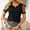 Black, variant on Going Out Tops for Women White Summer Going Out Casual Pull-On Pullover Crew Neck T-Shirts Tops for Women,XXL