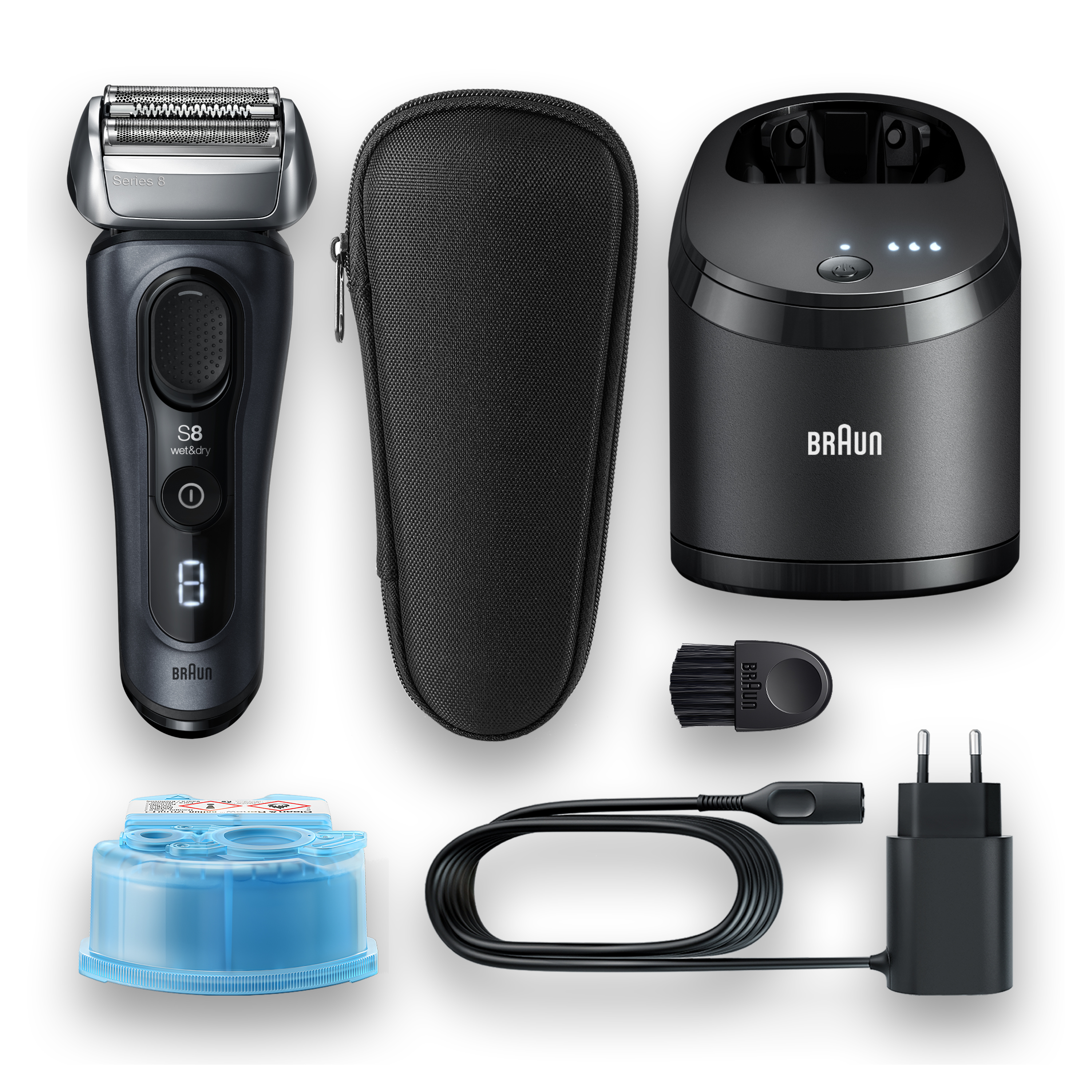 Braun Series 8 8453cc Electric Shaver for Men, 3+1 Head with Precision Trimmer - image 5 of 8