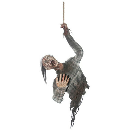 Hanging Bloody Zombie Torso Halloween Prop