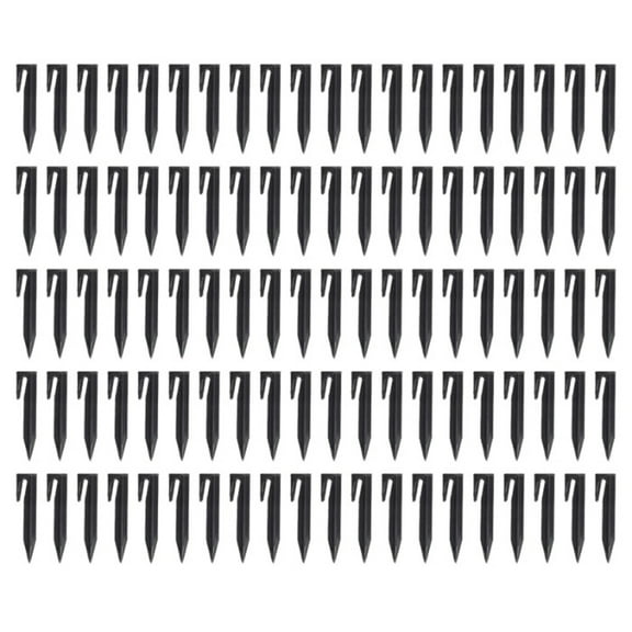 100Pcs Ground Spikes Fixing Pin Landscape Edging Stakes Garden Lawns Mower Peg Landscape Edging Stakes Easy to Use