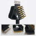 thumbnail image 2 of Grill Brush for Gas Grill, Heavy Duty Nylon BBQ Grill Cleaning Brush, Removable Head for Easy Cleaning and Replacement, Best Alternative to Dangerous Wire Brush, Do Not Use on Hot\\/Warm, 2 of 4