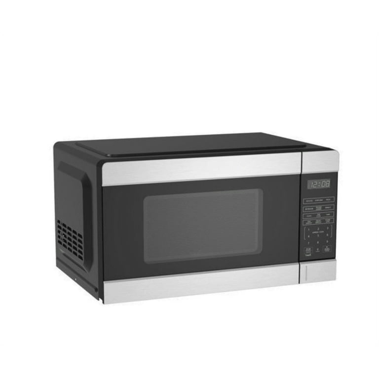 Willz WLCMV207S2-07 Countertop Small Microwave Oven with 6 Preset Cooking  Programs Interior Light LED Display, 0.7 Cu.Ft, Stainless Steel