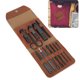 thumbnail image 5 of Juego De Cortaúñas De Acero Inoxidable, 12 Herramientas Para Manicura, Tratamiento De Espinillas, Bolsa Portátil, 5 of 7