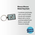 thumbnail image 2 of Boston Terrier Dog Standing Metal Rectangle Keychain, 2 of 7