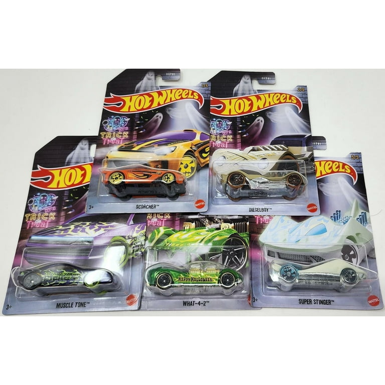 Hot Wheels Mattel 2022 Halloween Die‑Cast 5‑Vehicle