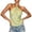 Yellow, variant on uvwlwu Women's Sequin Halter Neck Cami Top Sleeveless Backless Slim Fit Summer Night Out Party Tank Blouse,M