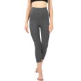 thumbnail image 3 of KOGMO Women's Active Seemless Capri Leggings with High Diamond Shaped Band 3pc, 3 of 4