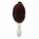 thumbnail image 1 of Peine masajeador de pelo cerdas de nailon ovaladas cepillo antiestático color plateado Nikou, 1 of 15