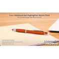 thumbnail image 4 of 10 Maitland Gel Highlighter Stylus Pens Pack - Ballpoint, Black Ink - Orange, 4 of 5