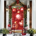 thumbnail image 6 of Christmas Door Cover Holiday Tree Pattern Polyester Decoration for Front Door Wall Table Winter Party Home Decor, 6 of 6