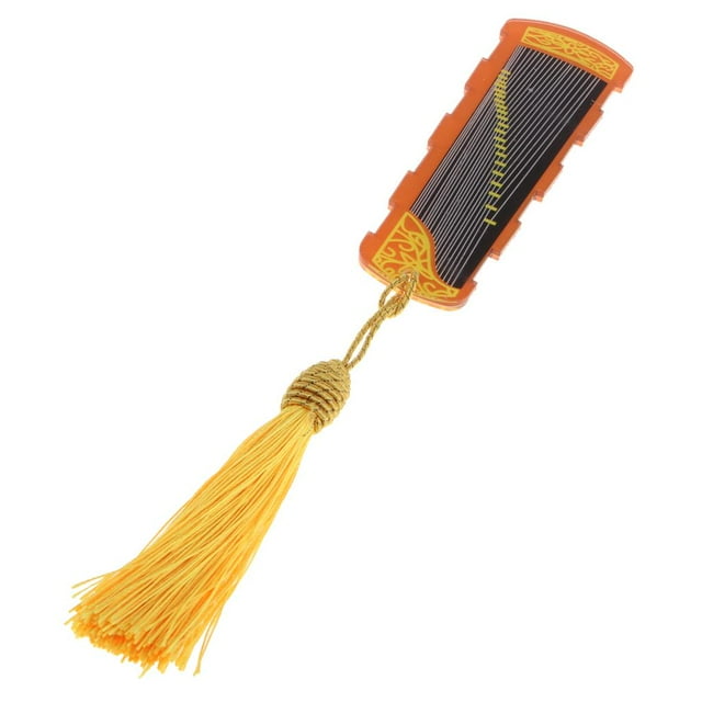 Herramienta de Tarjeta Baoblaze para clavos de cítara Guzheng para jugadores principiantes y estudiantes naranja