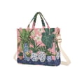 thumbnail image 7 of FORMRS Womens Corduroy Tote Bag Crossbody Shoulder Handbag with Pocket, Floral Vase, 7 of 7