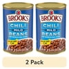 (2 pack) Brooks Chili Beans, Canned Red Beans in Chili Sauce, Mild Flavor, 40 oz.