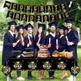 thumbnail image 2 of Graduation Decorations 2026 Gold Themed Set - Congrats GRAD 2026 Banner, Congrats GRAD Tablecloths - Complete Party Supplies for High School & College Celebrations, 2 of 7