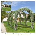 thumbnail image 4 of ZRQarq Steel Garden Arch Metal Garden Arch Multi-Size Climbing Plants Arch Arbor (8.2'x 7' x 7.2'), 4 of 5