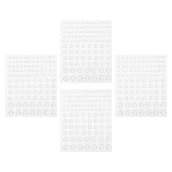 unbranded 4 Sheets Dew Clear Dewdrop Droplets Embellishments Water Decorative Stickers