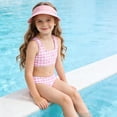 thumbnail image 6 of REDARER Girls Two Piece Gingham Bikini Swimsuit with Bow Print Sleeveless UPF 50+ Swimwear,7-8 Years, 6 of 6