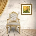 thumbnail image 3 of Haase, Andrea 12x12 Gold Ornate Wood Framed with Double Matting Museum Art Print Titled - Exotic Birds Jungle, 3 of 4