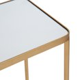 thumbnail image 3 of Kate and Laurel Trubey Table de Console Élégante Étroite, 30 x 30 x 10, Moderne Glam Slim Entrée Table avec Rack de Stockage de Fil de Fond et Table en Miroir, 3 of 8