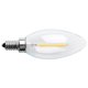 thumbnail image 2 of 3X Dimmable E12 2W Cob Candle Flame LED Bombilla Lámpara 10 x 3.5cm, 2 of 5