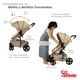thumbnail image 3 of Carriola de Viaje para Bebe Plegable Ligera con Portabebe-Beige, 3 of 8
