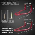 thumbnail image 2 of Soporte para moto Jack Boss delantero y trasero con capacidad de 500 kg, 2 of 7