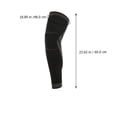thumbnail image 6 of LOLIPPYY 2-Pack Black Knee Support Sleeves with Breathable Cushion for Running, Fitness, Sports and Joint, 6 of 6