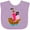 Lavender, variant on Inktastic Pirate Ship Girls Baby Bib