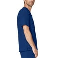 thumbnail image 3 of Adar Addition Scrub Set For Men - Classic V-Neck Scrub Top & Cargo Scrub Pants, 3 of 7
