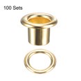 thumbnail image 4 of Unique Bargains Alloy Grommets Eyelets with Washers, 100 Pack, 4 of 6