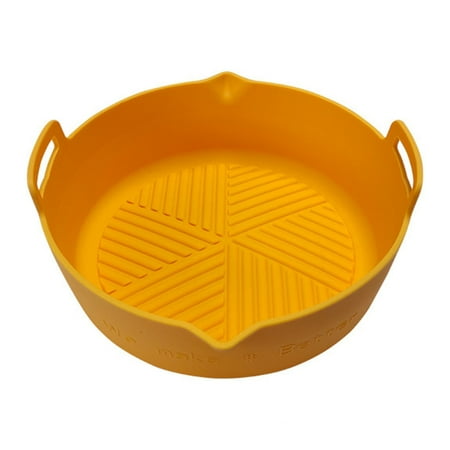 

Air Fryers Oven Baking Tray Reusable Round Basket Replacement Liner Kitchen Oven Accessory AirFryer Replacemen Grill Pan