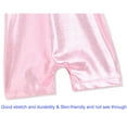 thumbnail image 6 of Girls Gymnastics Leotards Size 2t 3t Shiny Pink Children Unitards Athletic Wear, 6 of 7