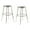 Grey, variant on (Pack of 2) NPS 19 -27" Height Adjustable Heavy Duty Vinyl Padded Steel Stool, Grey