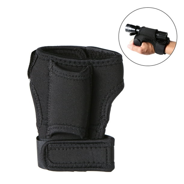 Trustfire Outdoor Torch Flashlight Holder Soft Neoprene Hand Arm Mount Wrist Strap Glove Hand Free Walmart Com Walmart Com