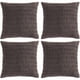 thumbnail image 1 of HAYAN4 Packs Boho Dark Brown Decorative Throw Pillow Covers 26x26 Inch for Living Room Couch Bed Sofa, Rustic Modern Farmhouse Home Decor, Soft Plush Corduroy Cute Square Cushion Case 66x66 cm, 1 of 1