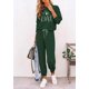 thumbnail image 4 of Conjunto Deportivo PRETTYGARDEN Estampado Verde Oscuro 3XL para Mujer, 4 of 5