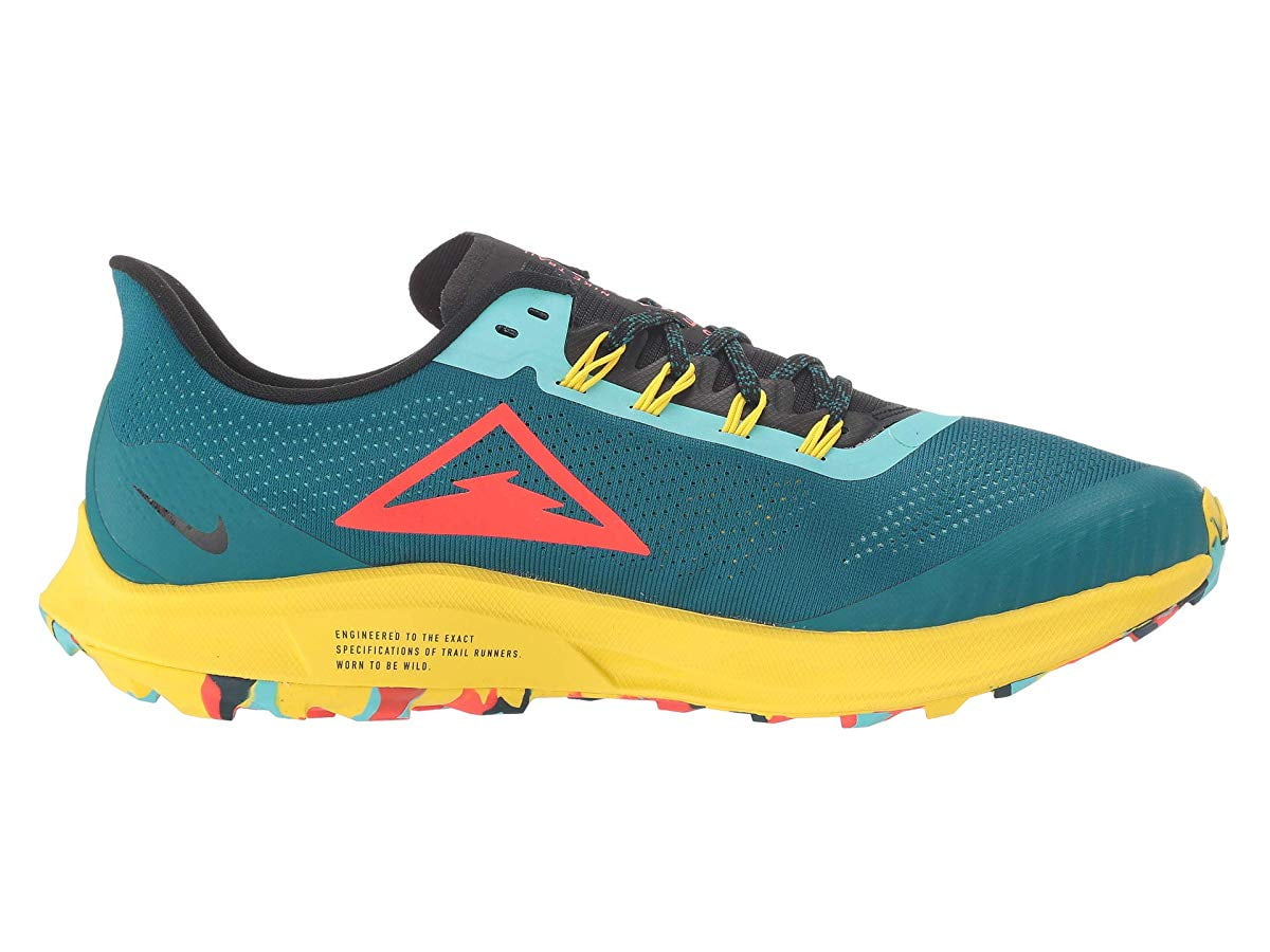 zoom pegasus 36 trail men's shoes luminous green