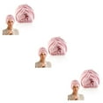thumbnail image 1 of Maytalsory Soft Satin Bonnet For Hair Care Large Space For Hairs Decorative Sleeping Bonnet Navy 3Set, 1 of 6