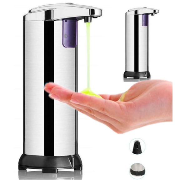 QWUIIOMJPY Automatic Soap Dispenser Silver