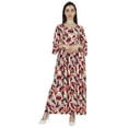 thumbnail image 5 of Bimba Pintuck Dresses For Womens Casual Summer Printed Summer Maxi Dress With Pockets, 5 of 7