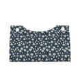 thumbnail image 2 of Goofa Daisy Floral B Pattern Triangle Square Tissue Box Cover, Modern PVC Leathe Facial Paper Holder,Decorative Holder/Organizer for Bathroom Vanity Countertop, 2 of 9