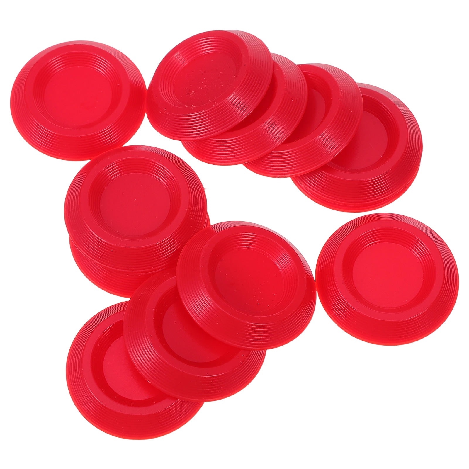 IFANLANDOR 12Pcs Small Feeding Dishes Red Plastic Cricket and Roach Bowl for Reptile Terrariums