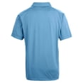thumbnail image 3 of Men's Cutter & Buck  Powder Blue Las Vegas Raiders Prospect Eco Textured Stretch Recycled Big & Tall Polo, 3 of 3