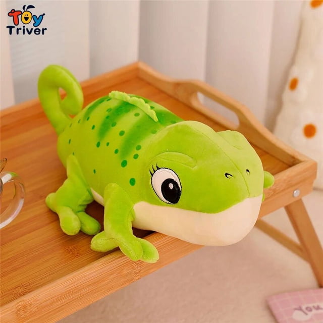 Lindo reptil lagarto camaleón Iguana Gecko juguetes de peluche muñeca de animales de peluche bebé niños regalos de cumpleaños decoración de la habitación
