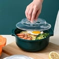 thumbnail image 4 of Cheeren Polypropylene Green Microwavable Bowl with Lid, 4 of 6