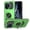 Green, variant on Thousandgear Compatible for Cricket Icon Plus - 2026 / AT&T Verge 2 Phone Case, Hybrid Magnetic Ring Kickstand Holder Full-Body Armor Protective Military Grade Cover with Screen Protector, Green